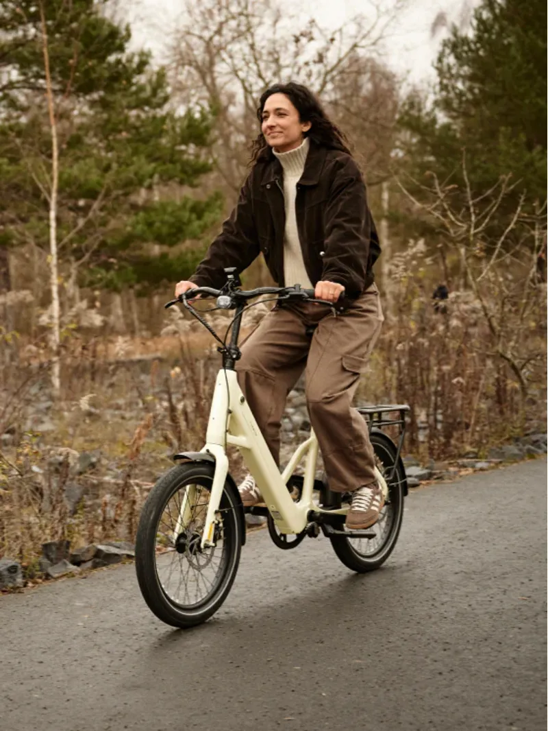 Tenways CGO Compact 500wh 2026 Electric Hybrid Bike - Sandstone Biege-10