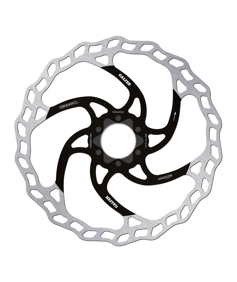 Galfer Wave Disc Rotor - Centerlock - 203 x 2.00mm