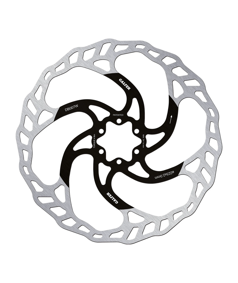 Galfer Wave Disc Rotor - 6 Bolt - 223 x 2.00mm