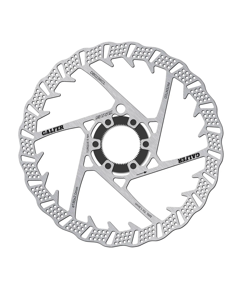 Galfer Shark Disc Rotor - Centerlock -180 x 2.00mm