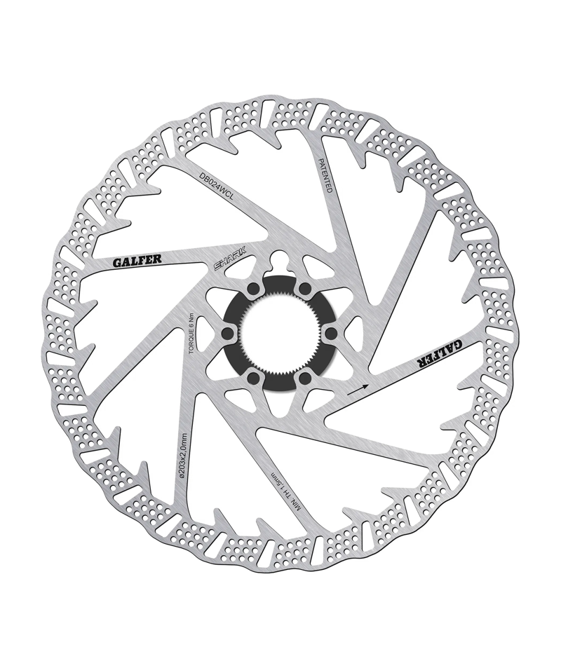 Galfer Shark Disc Rotor - Centerlock - 203 x 2.00mm