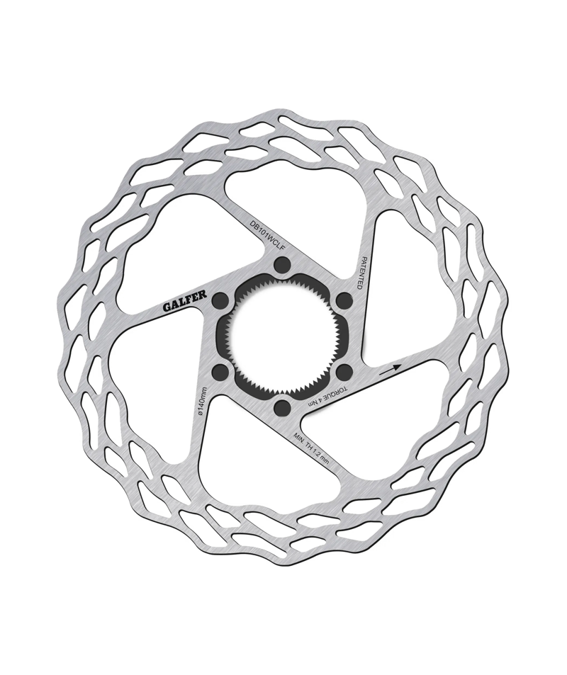 Galfer Wave Road Disc Rotor - Centerlock Fulcrum - 140 X 1. 8mm