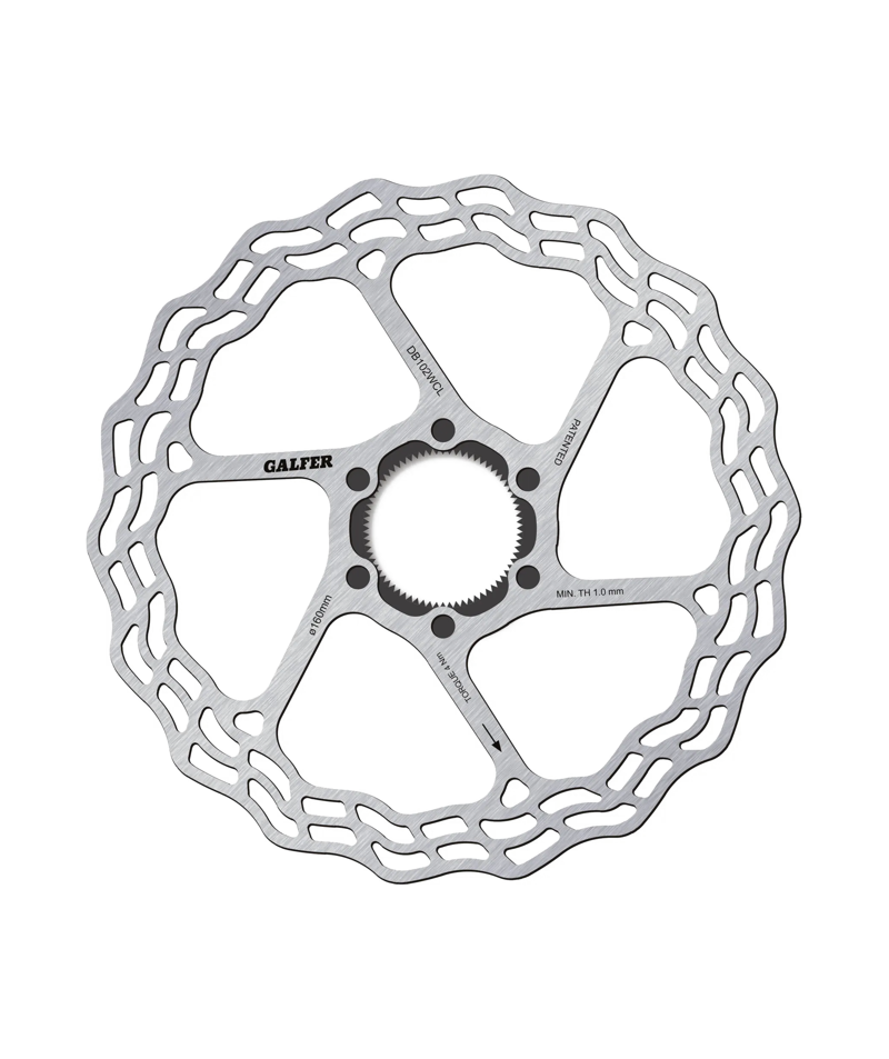 Galfer Wave Road Disc Rotor - Centerlock - 160 x 1.80mm