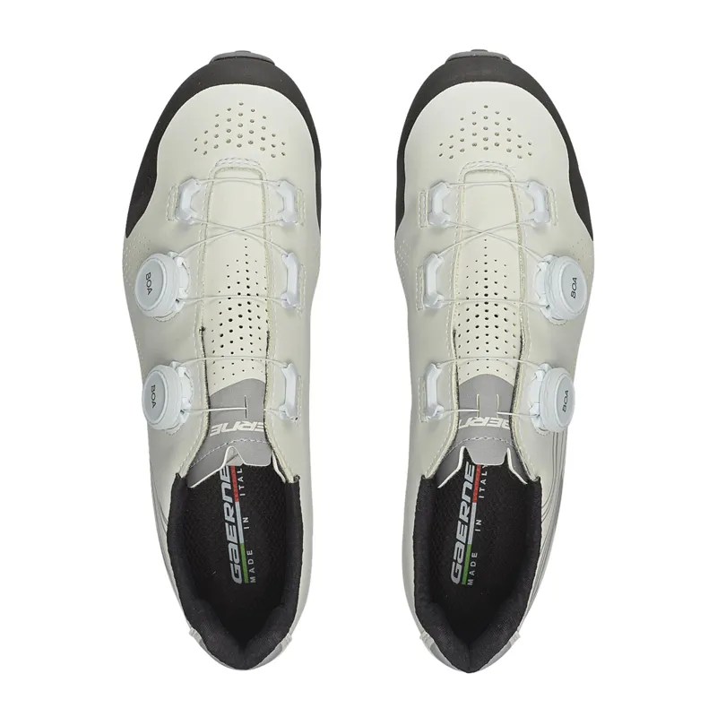 Gaerne Obsidian Gravel Cycling Shoes - White-7