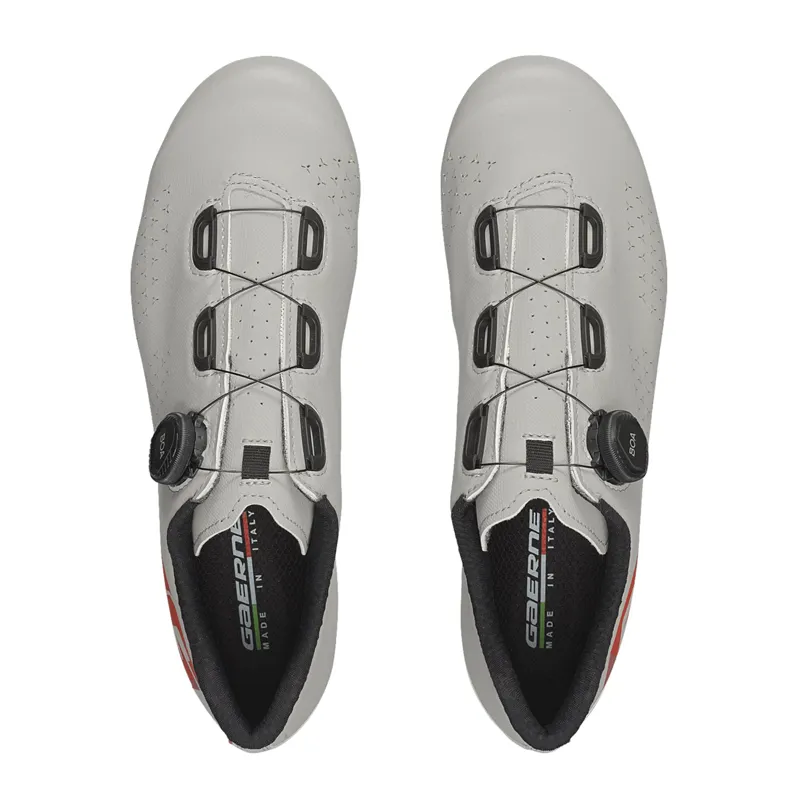 Gaerne Sprint Plus Road Cycling Shoes - Grey/Red-7