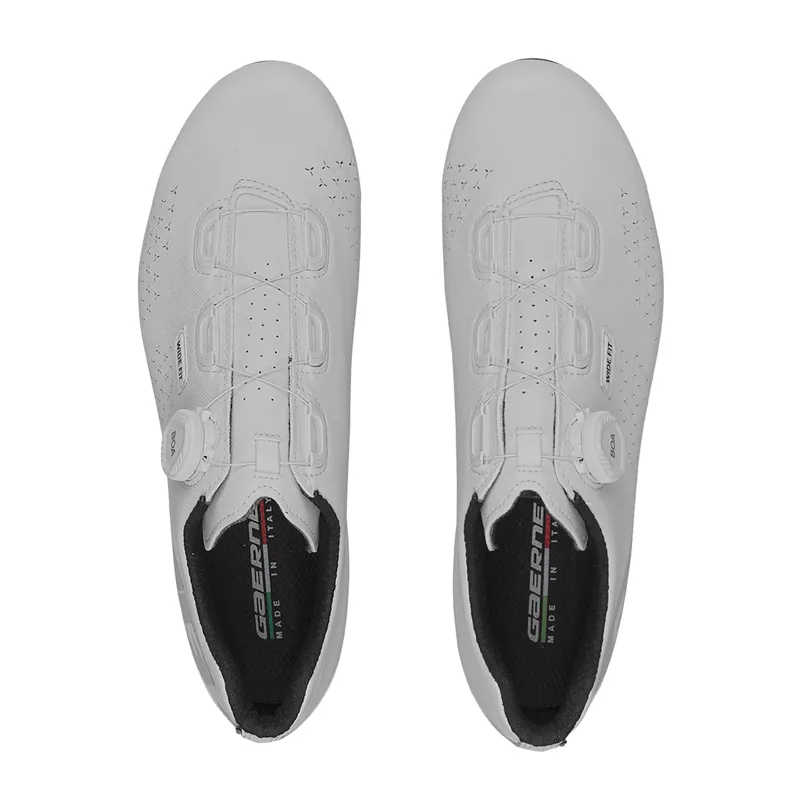 Gaerne Sprint Plus Wide Road Cycling Shoes - White-7