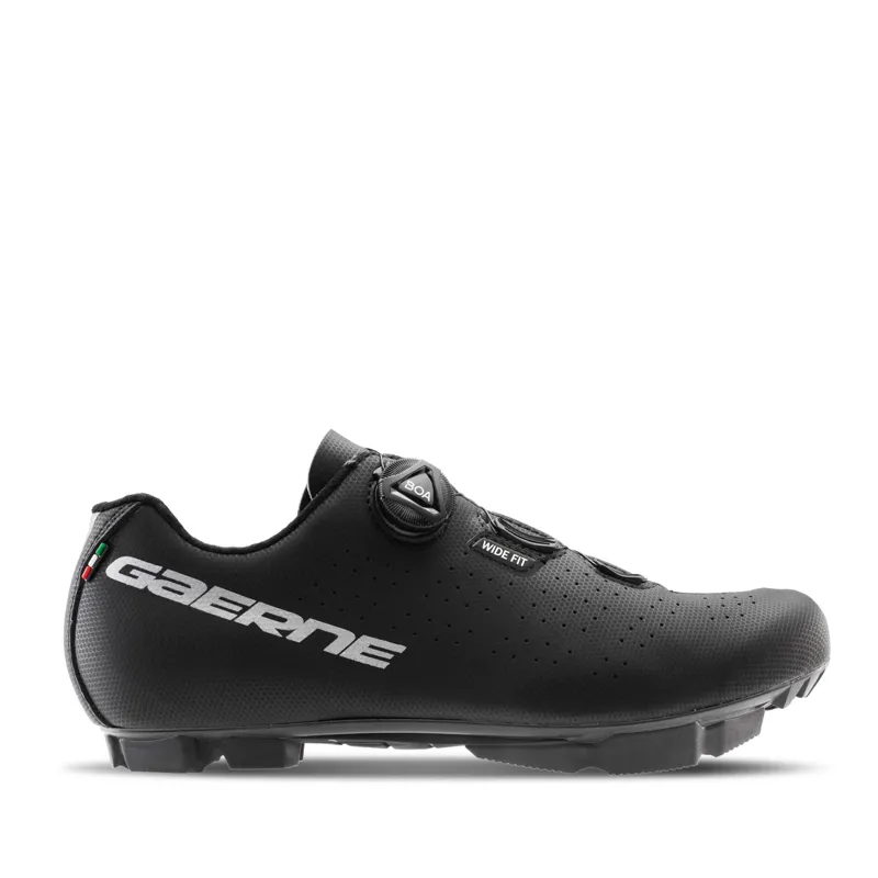 Gaerne Trail Wide MTB Cycling Shoes - Matt Black