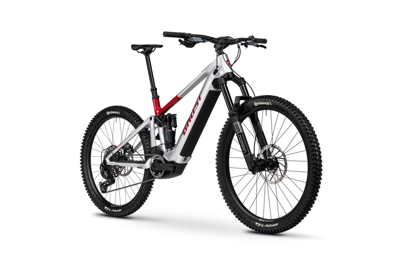 Ghost E-Riot CF Advanced 27.5/29er 2026 Electric MTB - Misty Grey/Red-1