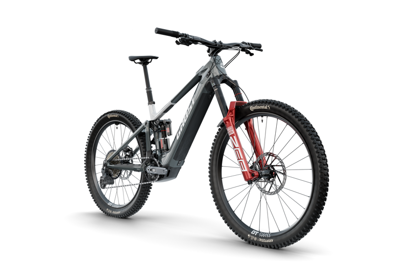 Ghost E-Riot CF Full Party 2026 Electric MTB - Mist Blue/Pure Elegance-1