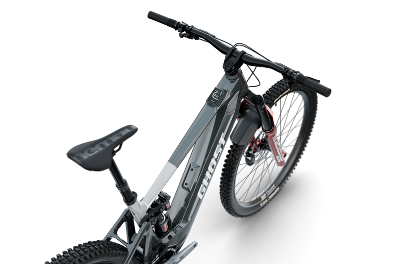 Ghost E-Riot CF Full Party 2026 Electric MTB - Mist Blue/Pure Elegance-3