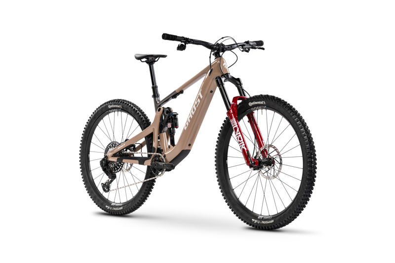 Ghost Path Riot CF Full Party 29er 2026 Electric Mountain Bike  - Dusty Rose-1