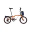 Brompton G Line 4 Speed SuperRoll Bar Control 2026 Electric Folding Bike - Orange