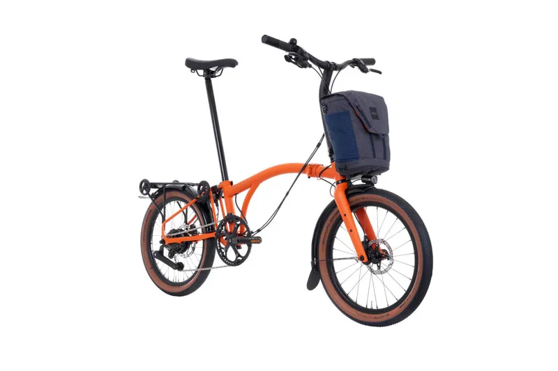 Brompton G Line 4 Speed SuperRoll Bar Control 2026 Electric Folding Bike - Orange-1