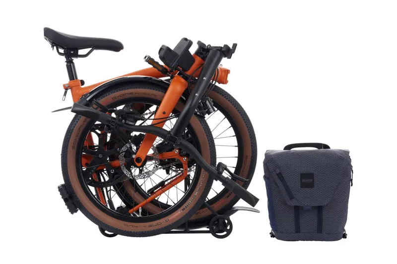 Brompton G Line 4 Speed SuperRoll Bar Control 2026 Electric Folding Bike - Orange-3