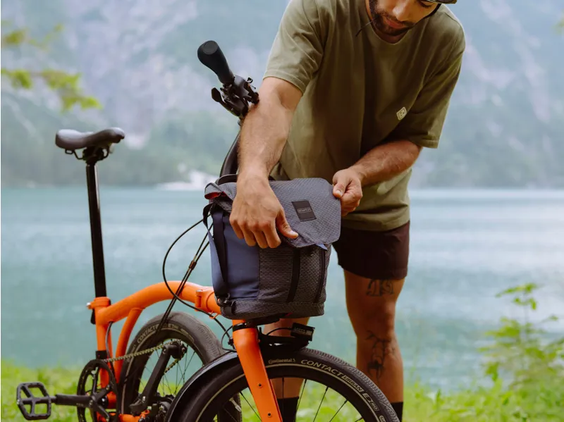 Brompton G Line 4 Speed SuperRoll Bar Control 2026 Electric Folding Bike - Orange-8