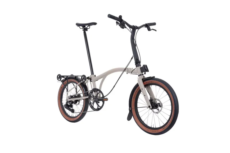 Brompton G Line Roller Frame 2026 Gravel Folding Bike  - Trail White-1
