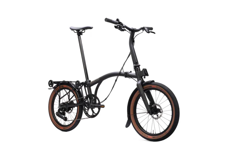 Brompton G Line Roller Frame 2026 Gravel Folding Bike - Space Black-1