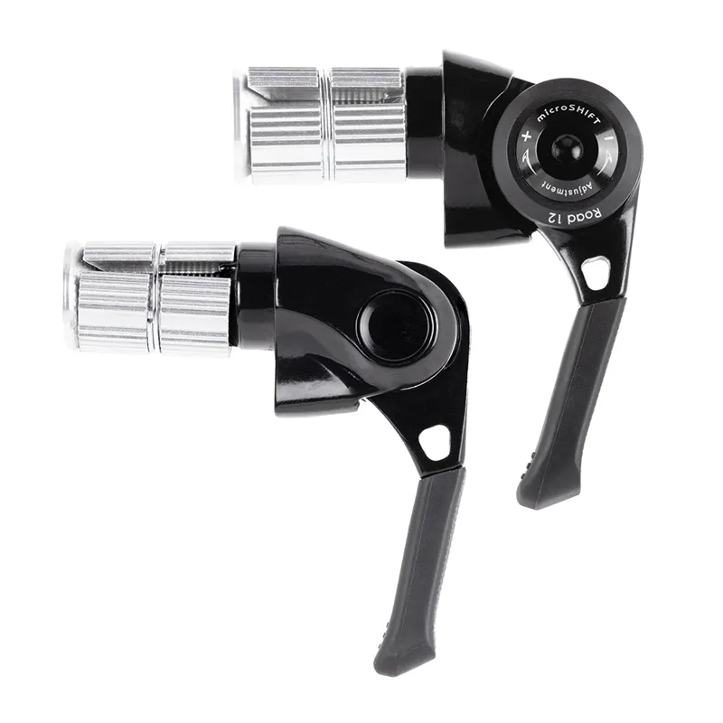 Microshift RD BS-A122X 12spd Shimano Road Bar End Shifters -  Pair