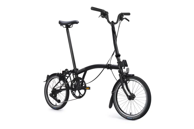 Brompton C Line 4 Speed High Bar 2026 Folding Bike  - Matt Black-1