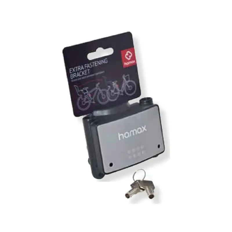Hamax Extra Fastening Bracket - Grey/Black - Lockable