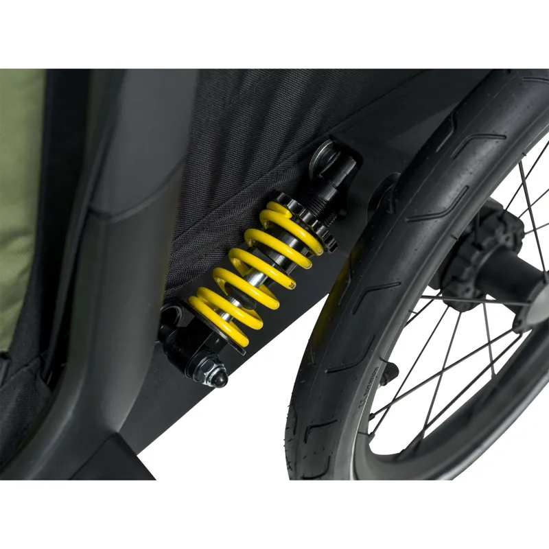 Hamax Pluto Dog Trailer For Medium Sized Dogs - Green-7