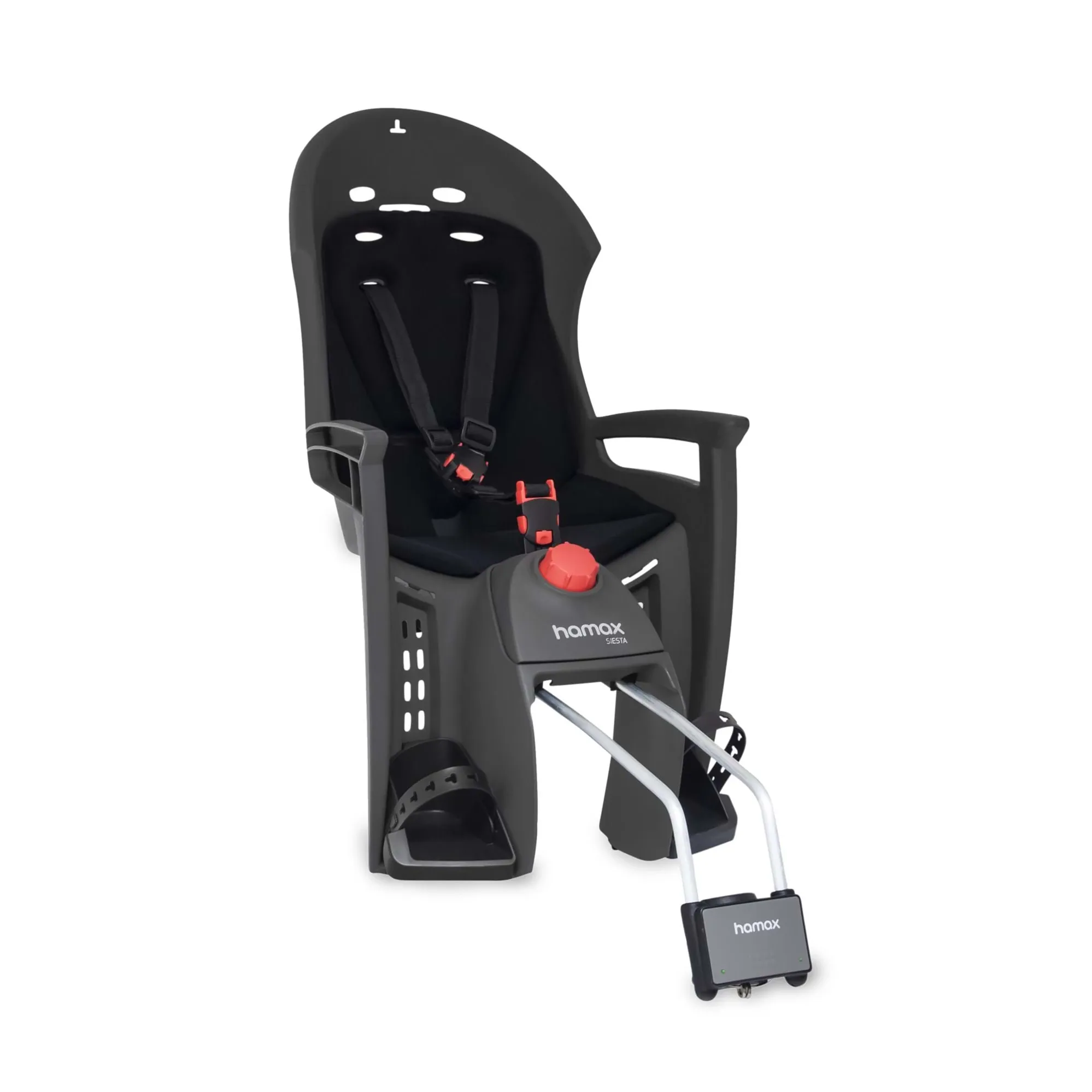 Hamax Siesta Frame Mounted Child Seat W/ Lockable Bracket Black/Grey