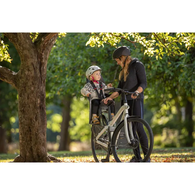 Hamax Zenith Relax Frame Mounted Rear Child Seat - Grey/Black-1