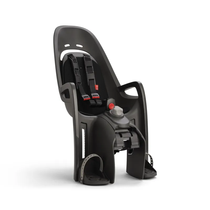 Hamax Zenith Relax Rack Mounted Child Seat W/ Carrier Adapter - Grey/Black