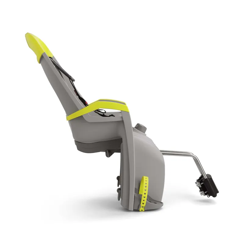 Hamax Amaze Frame Mounted Child Seat W/ Lockable Bracket - Grey/Lime-1