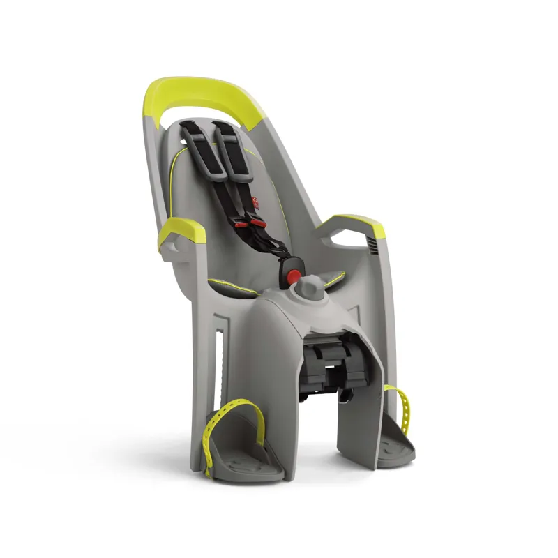 Hamax Amaze Rack Mounted Child Seat W/ Carrier Adapter - Grey/Lime