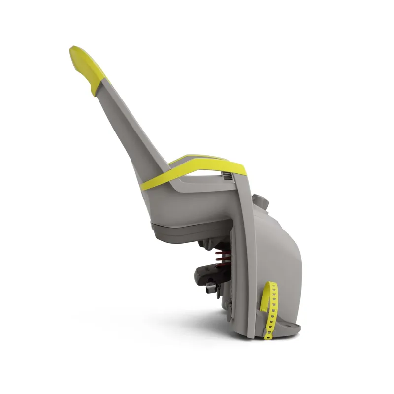 Hamax Amaze Rack Mounted Child Seat W/ Carrier Adapter - Grey/Lime-1