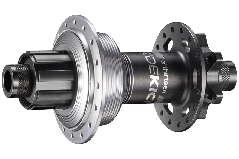 E-Thirteen Sidekick 148x12mm Boost 6-Bolt Rear Hub- Black/Silver