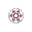 Hope Floating 6 Bolt Disc Brake Rotor - 185mm - Red