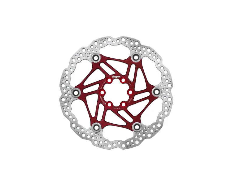 Hope Floating 6 Bolt Disc Brake Rotor - 220mm - Red