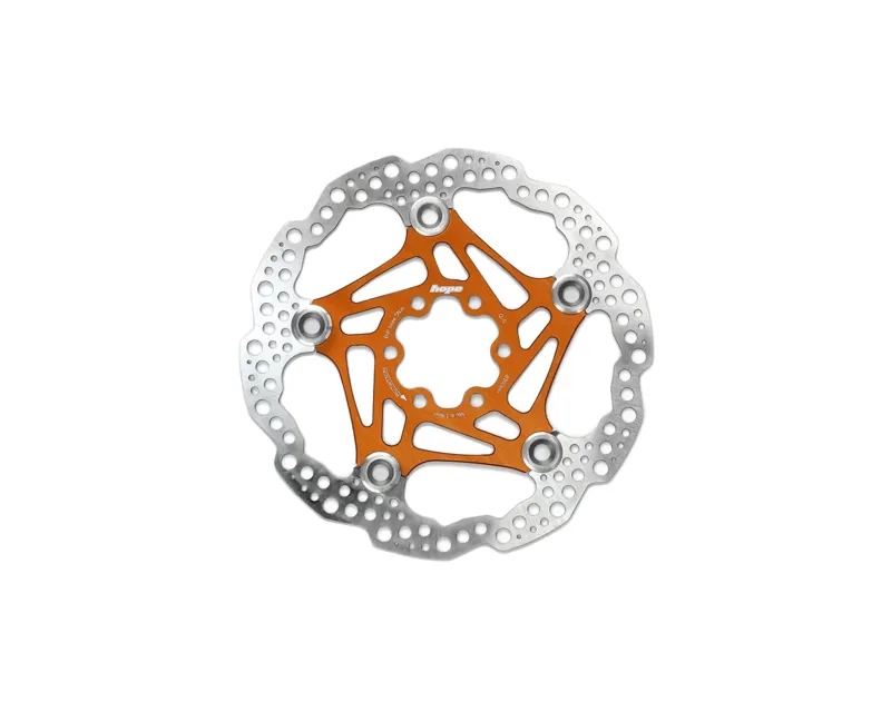 Hope Floating 6 Bolt Disc Brake Rotor - 220mm - Orange