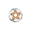  Hope Universal - 6 Bolt - 220mm Floating Disc Brake Rotor - Orange