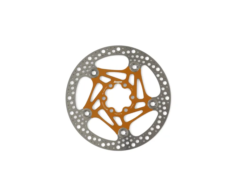 Hope Road 6 Bolt Floating Disc Brake Rotor - 140mm - Orange
