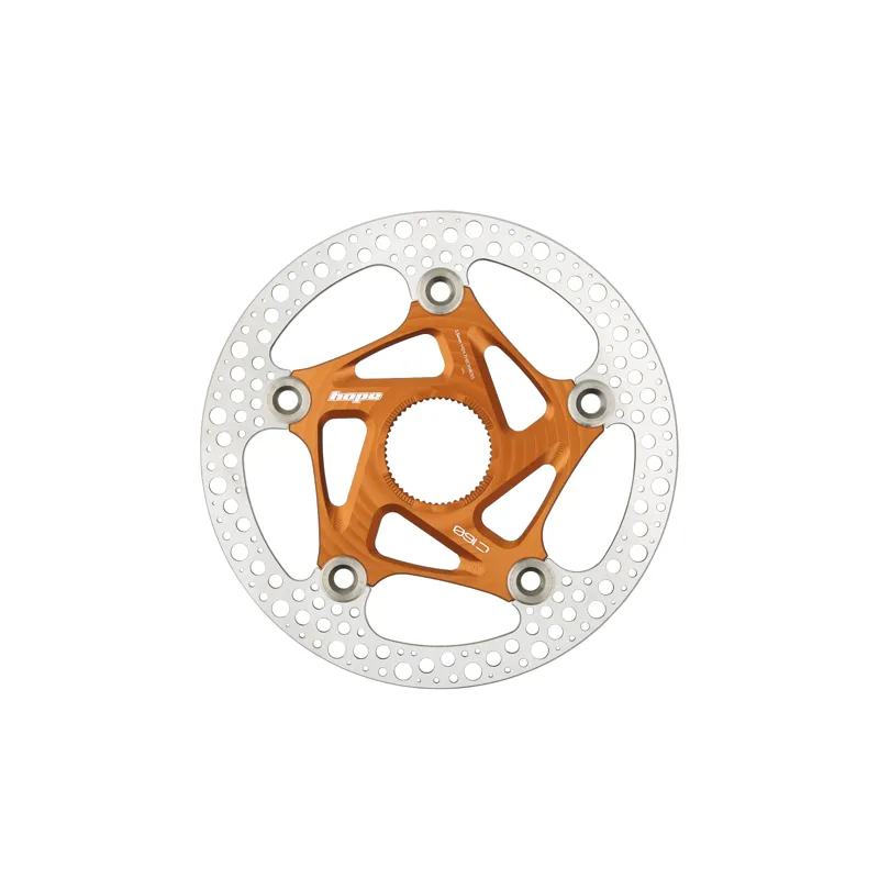 Hope RX Centrelock Road Floating Disc Brake Rotor - Orange