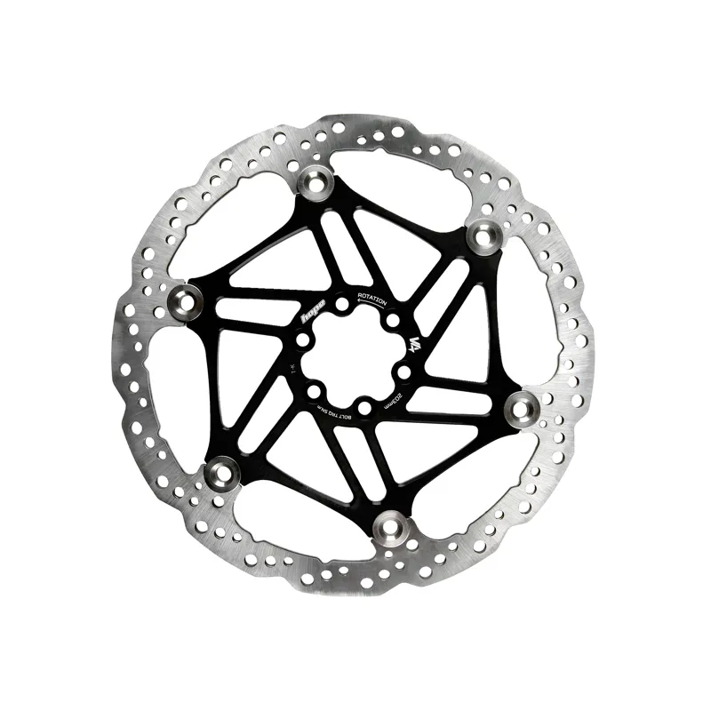 Hope V4 Vented 6 Bolt Floating Disc Brake Rotor - 203mm - Black