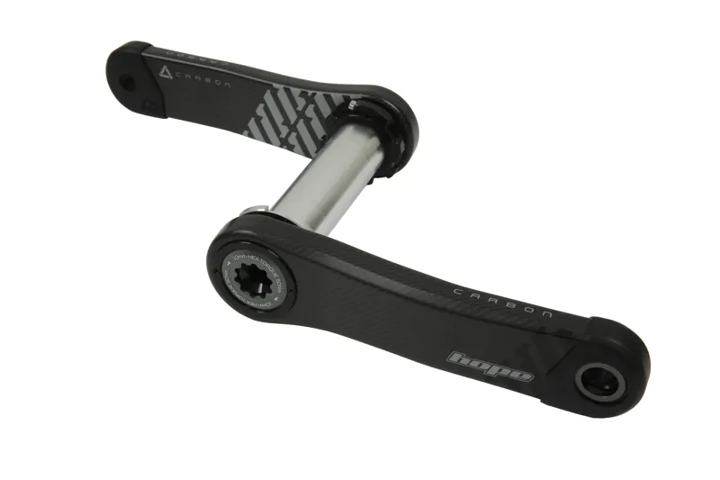Hope Standard 73mm Wide Carbon MTB Crankset - Black/Smoke