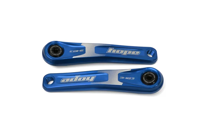 Hope E-Bike Standard Offset Crankset - Bosch/Yamaha - Blue