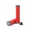 Sram Locking Grips With Double Clamps and End Plugs - Red