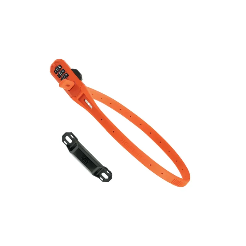 Hiplok ZLOK Combo Combination Lock with Bracket - Orange-1