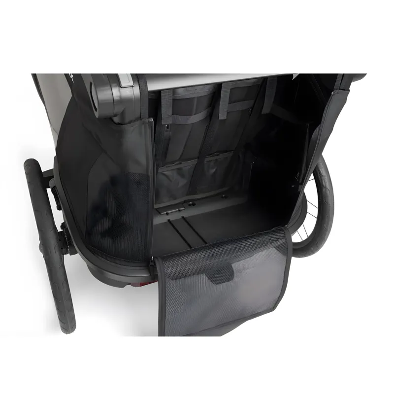 Hamax Outback Next Twin Bicycle Trailer - Black-5