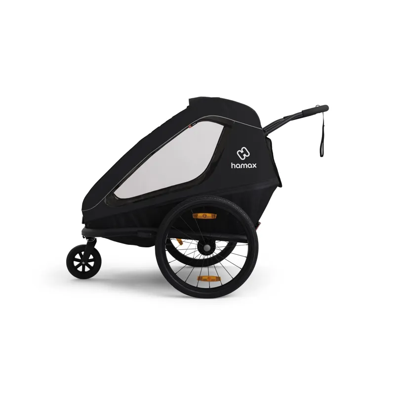 Hamax Traveller 2 Seat Bicycle Trailer - Black-2