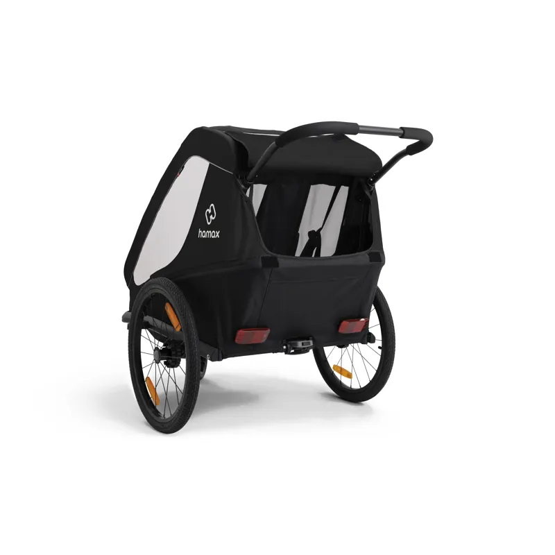 Hamax Traveller 2 Seat Bicycle Trailer - Black-4