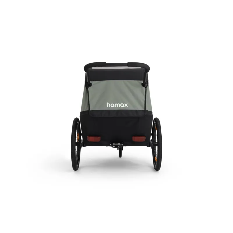 Hamax Traveller 2 Seat Bicycle Trailer - Green-4