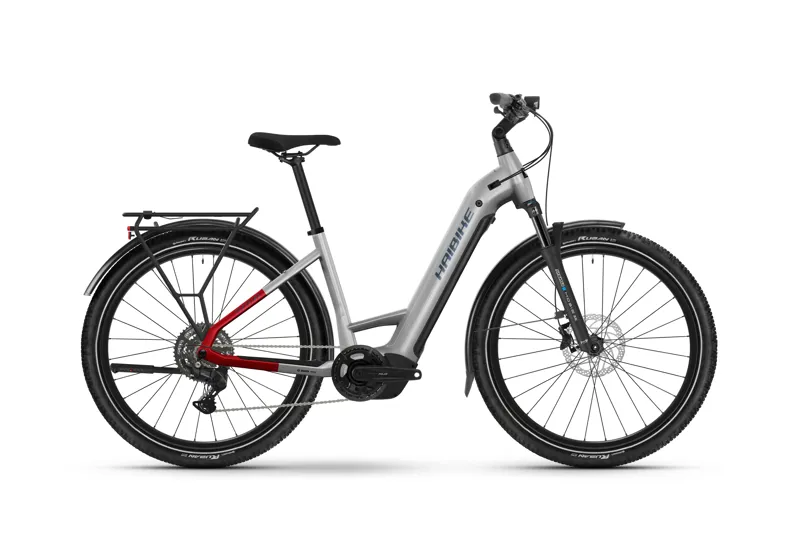 Haibike Trekking 7 Lowstep 2026 Electric Hybrid Bike - Soft Grey