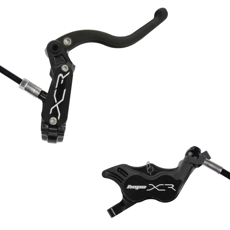 Hope XCR Pro E4 Post Mount MTB Disc Brakes - No Rotor - Black