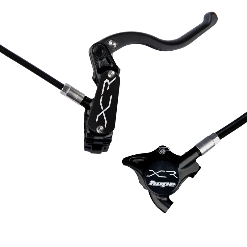 Hope XCR Pro XS Flat  Mount MTB Disc Brakes - No Rotor - Black